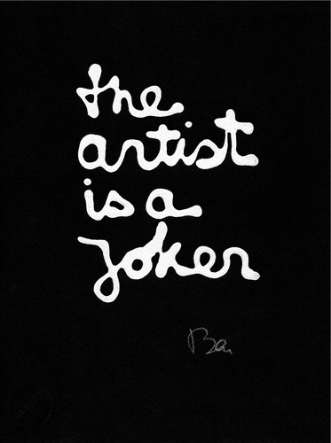 Ben vautier the jocker - vautier,