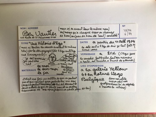 Ben vautier fluxus - ben, invitation