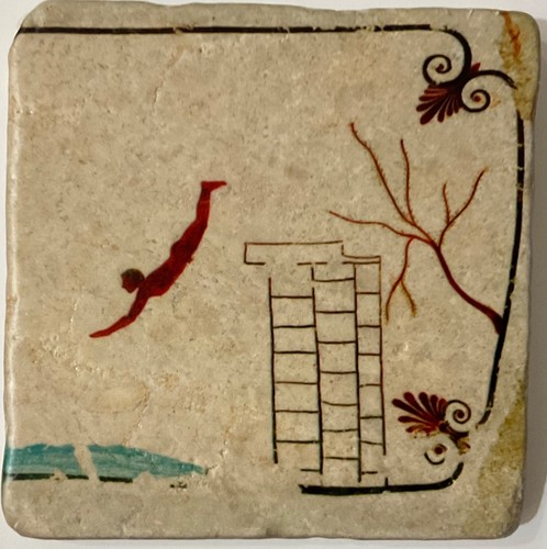 Tuffatore ceramica paestum - il,