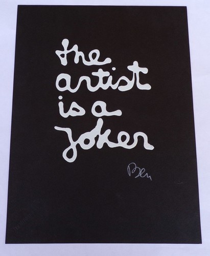 Serigrafia ben vautier the - ben,
