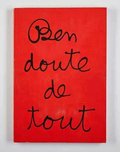 Ben vautier doute de - ben,
