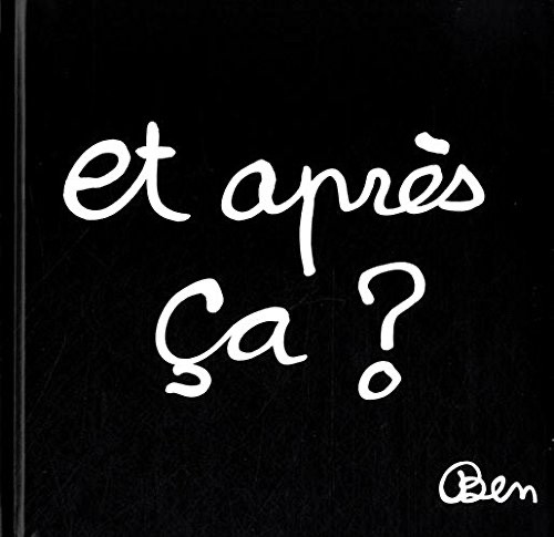 Livre ben vautier et après - -,