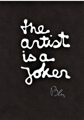 Ben vautier the jocker - ben, jocker"