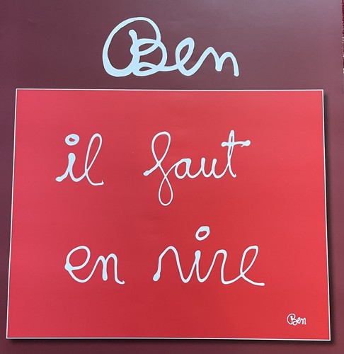 Ben vautier must en - ""il,
